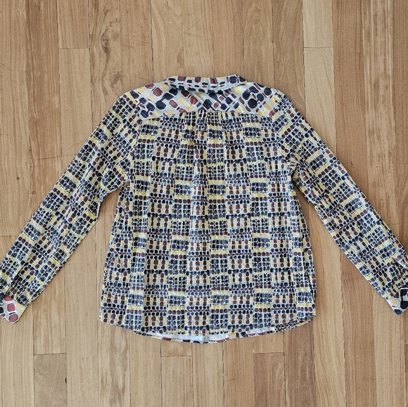 Catelac Blouse - Size 0 - 100% Cotton - mother-of-pearl buttons - Picture 3 of 8